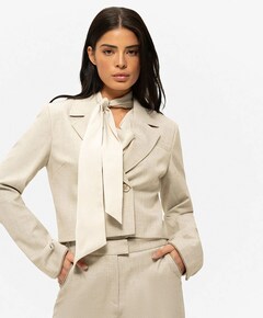 Dames blazer ecru