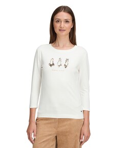Dames longsleeve ecru
