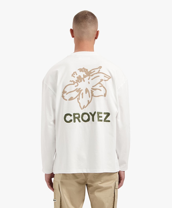 Heren longsleeve wit