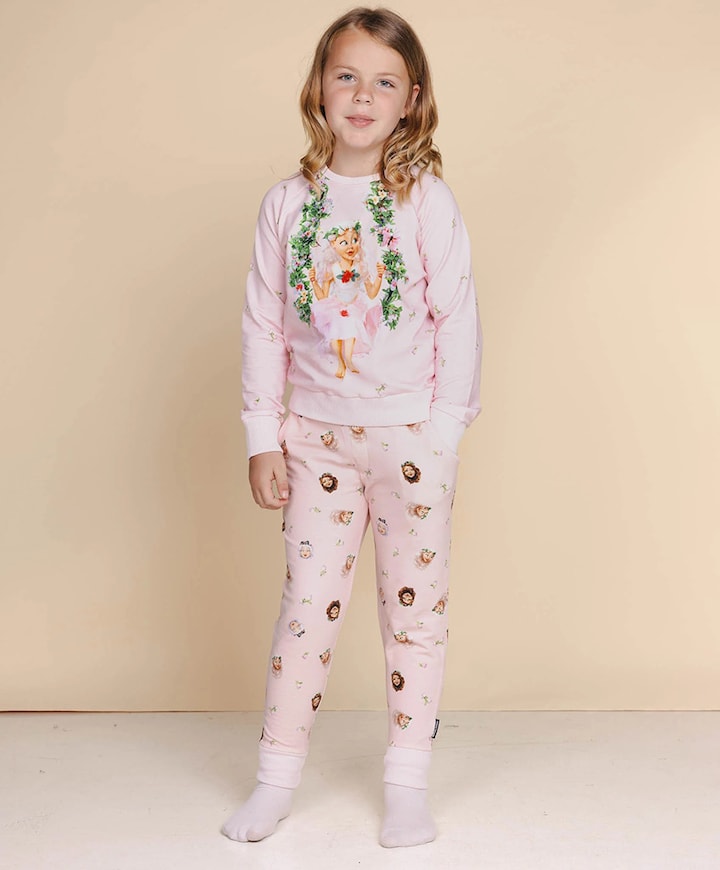 Uniseks pyjamaset Efteling roze