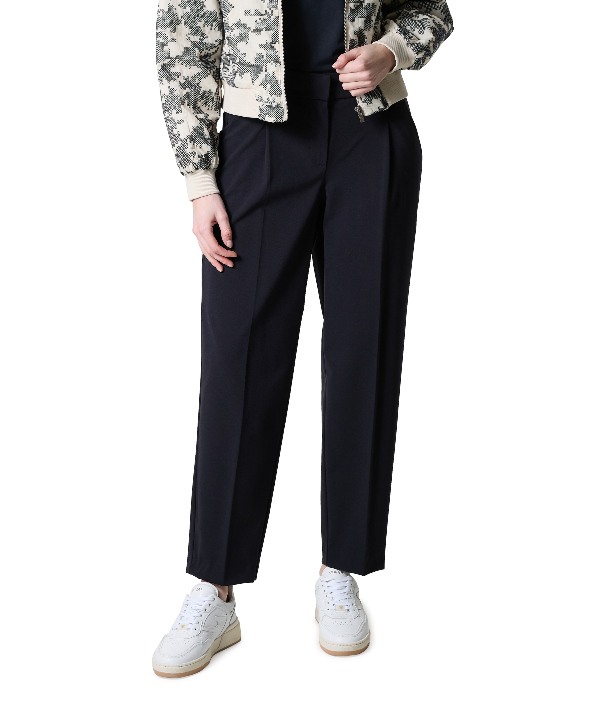 Luisa Barrel 7/8 dames broek blauw