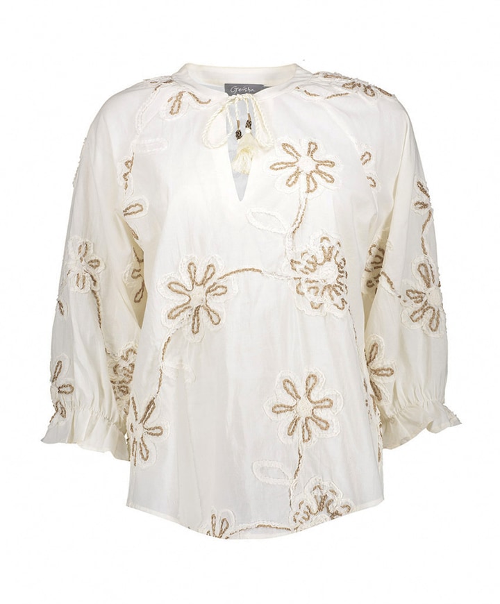 Dames blouse ecru