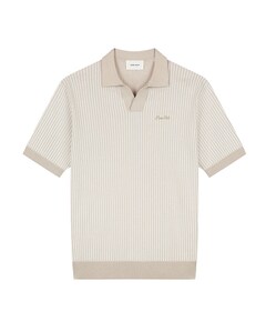 Heren polo beige