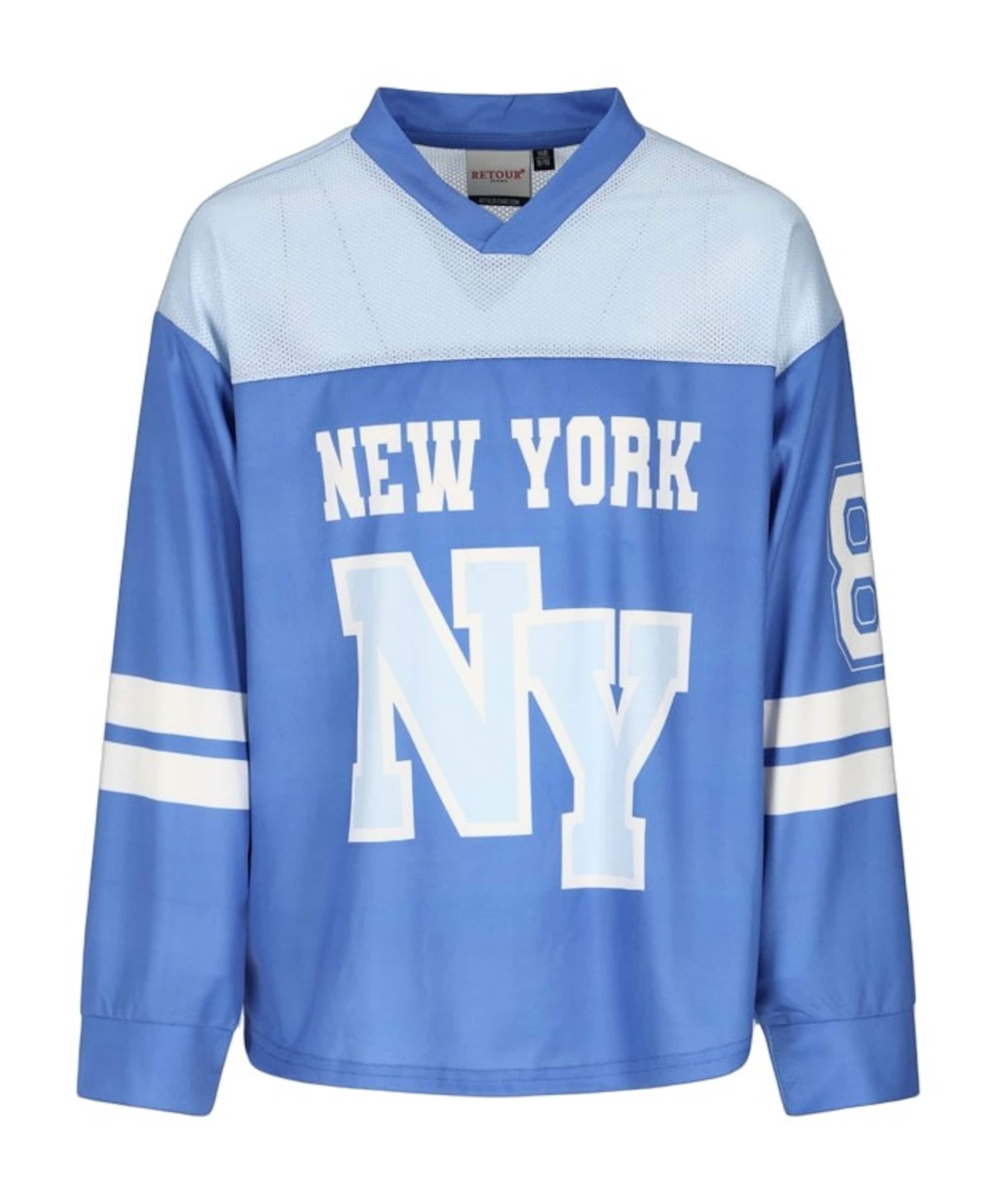 Meisjes longsleeve blauw