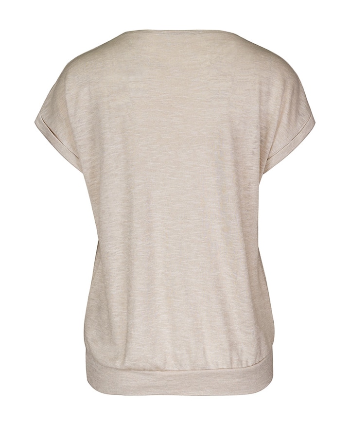 Dames T-shirt beige