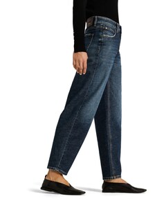 Elli long dames jeans blauw