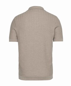 Heren polo beige