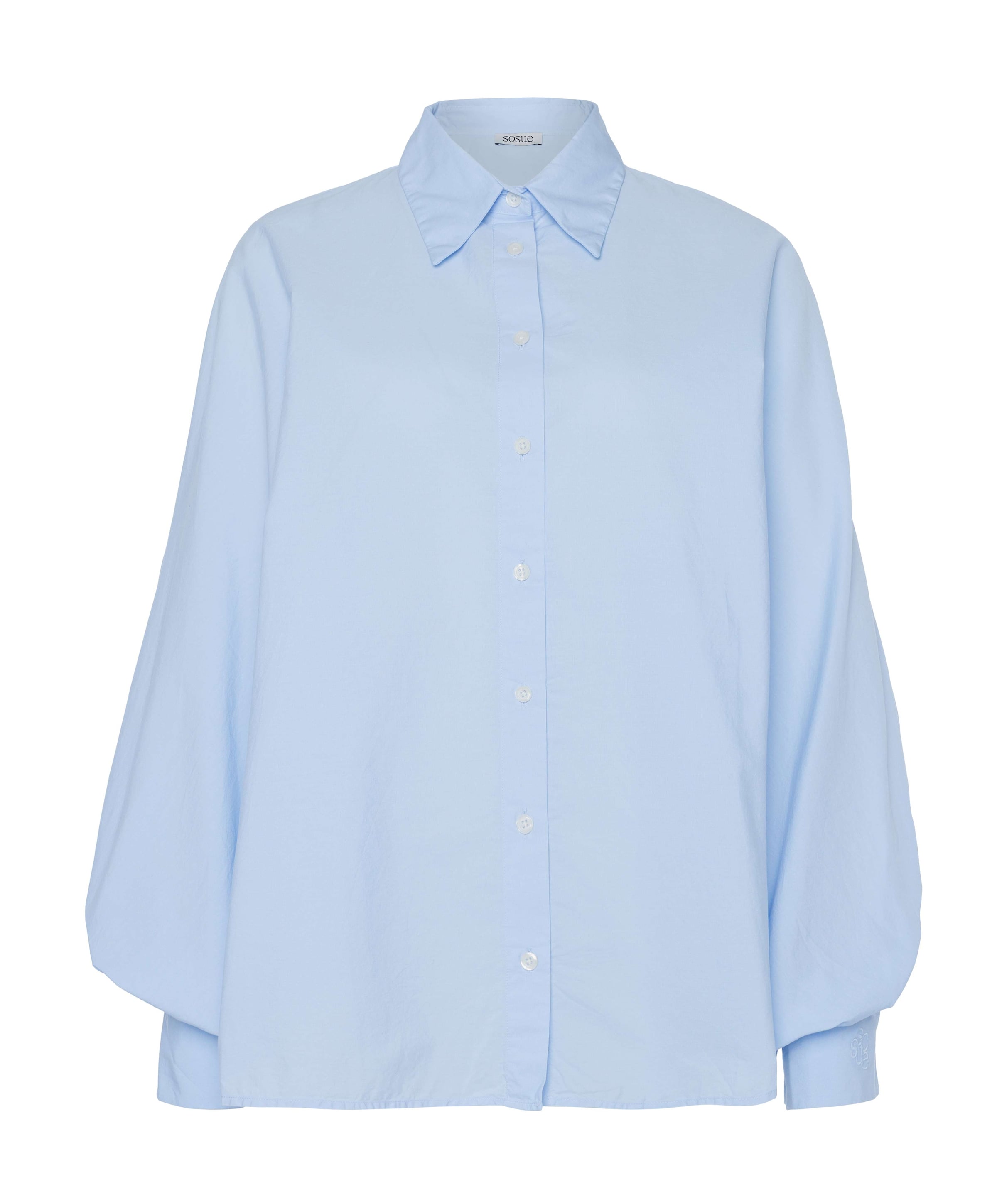 Dames blouse blauw