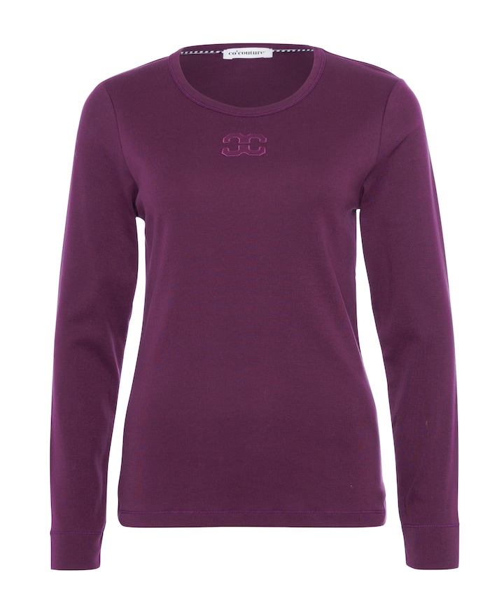 Dames longsleeve paars