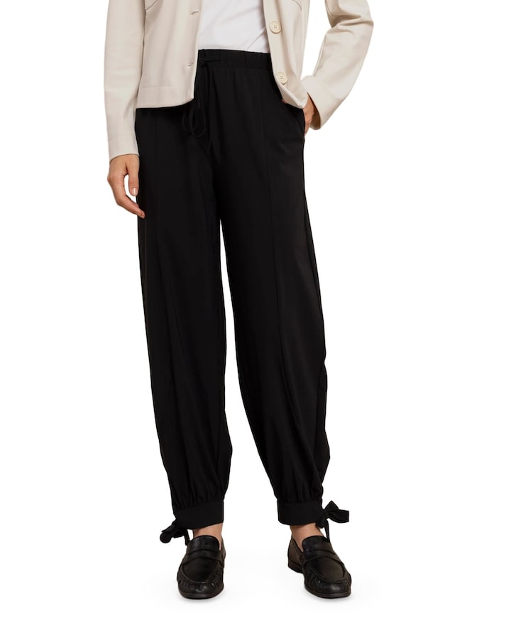 Darie balloon trousers dames broek zwart