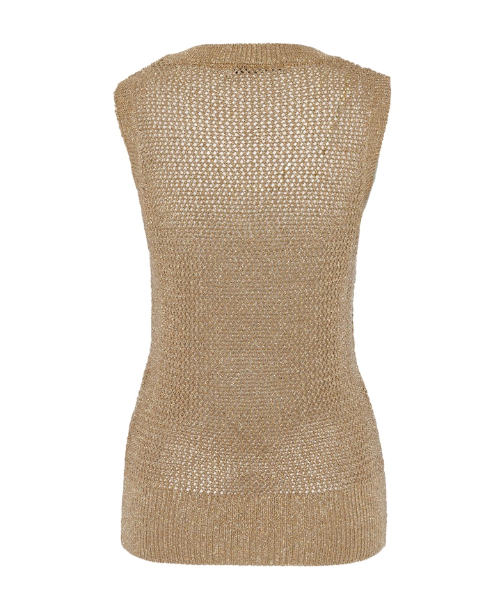 Dames top beige