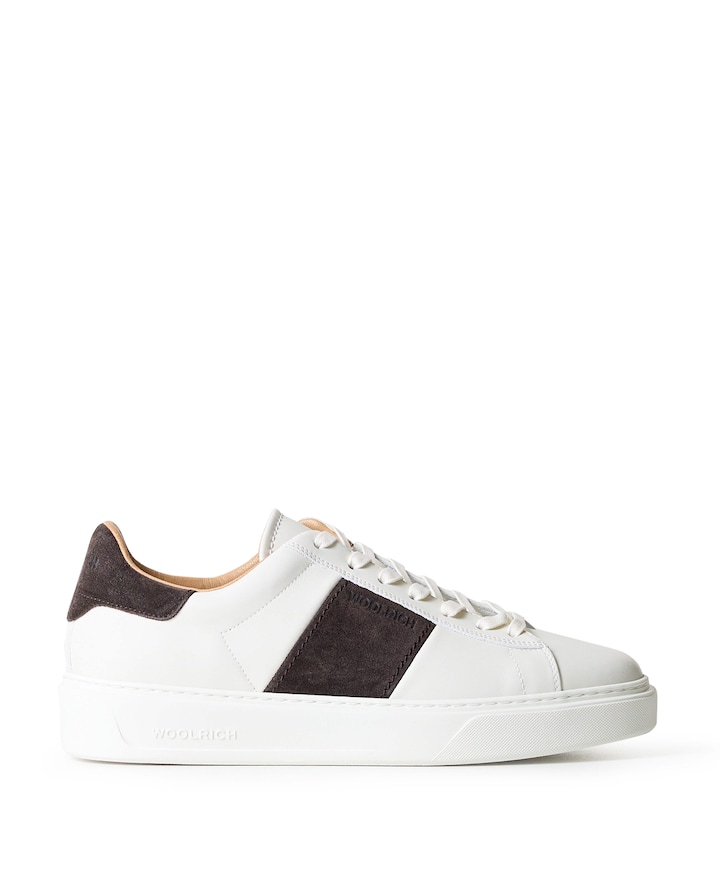 CLASSIC COURT BAND MAN heren sneakers ecru