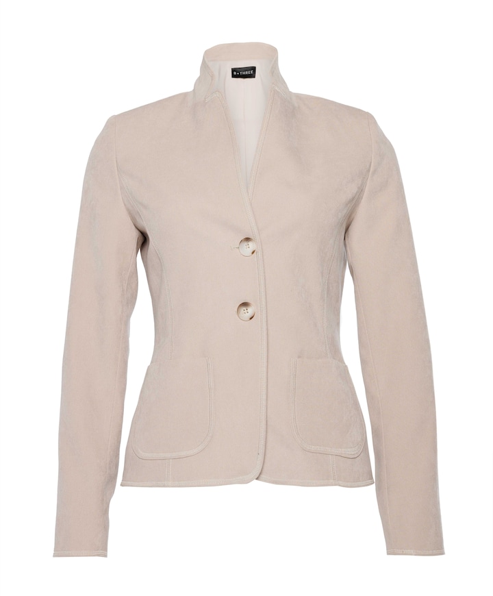 Dames blazer beige
