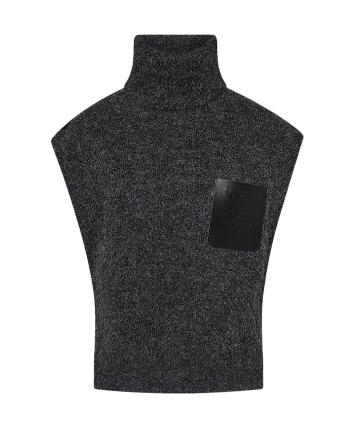Dames gilet grijs