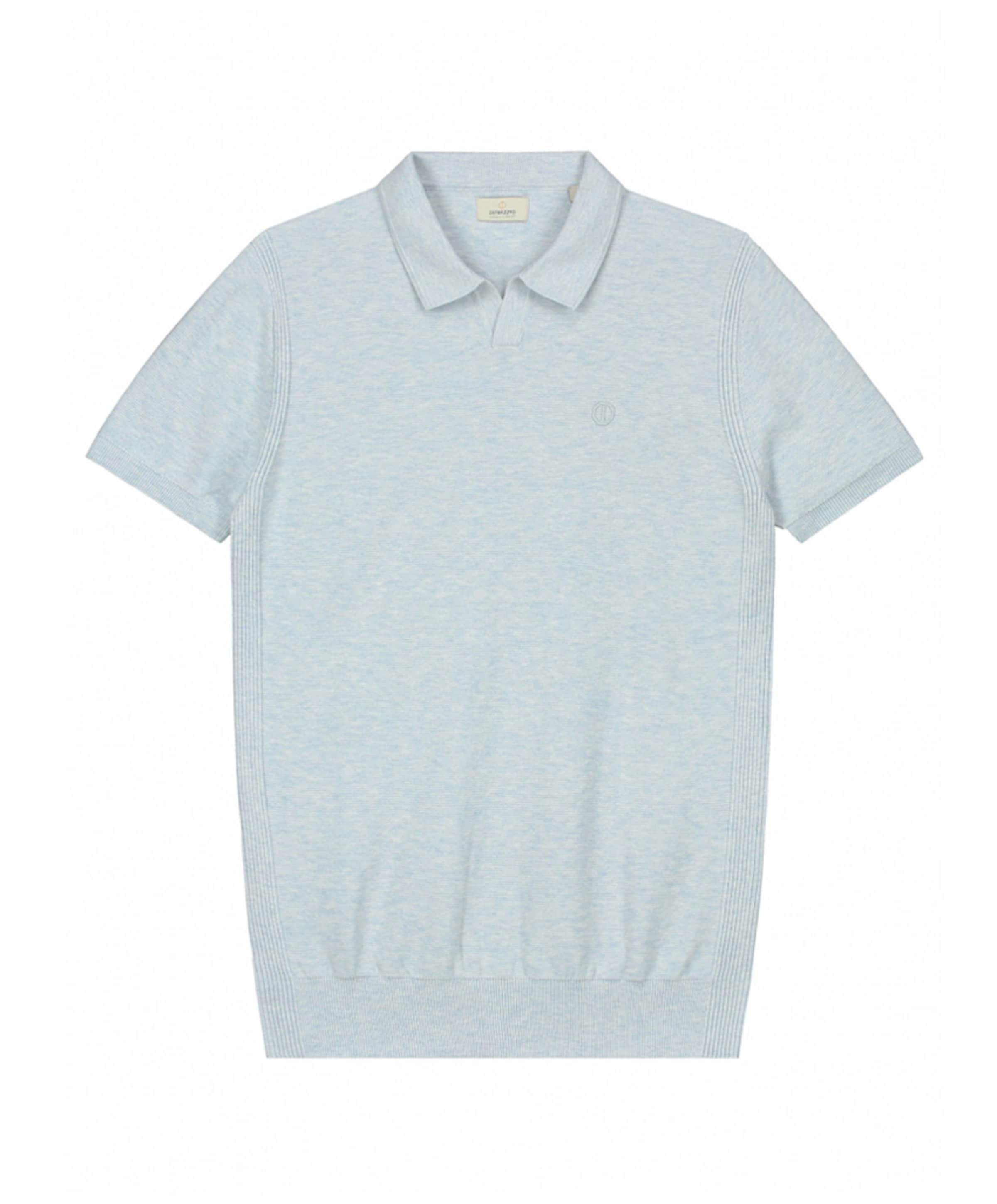 Heren polo blauw