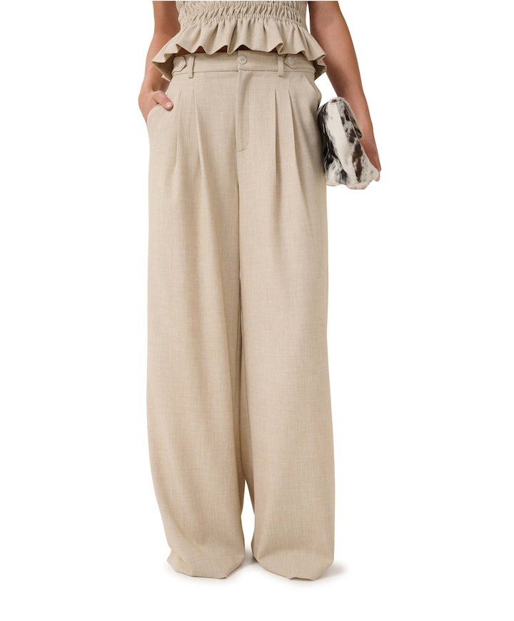 GZdecy HW pants broek beige