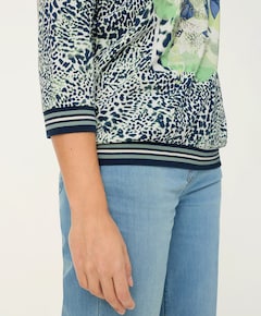 Dames longsleeve blauw