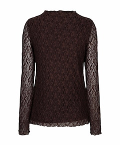 Dames top bruin