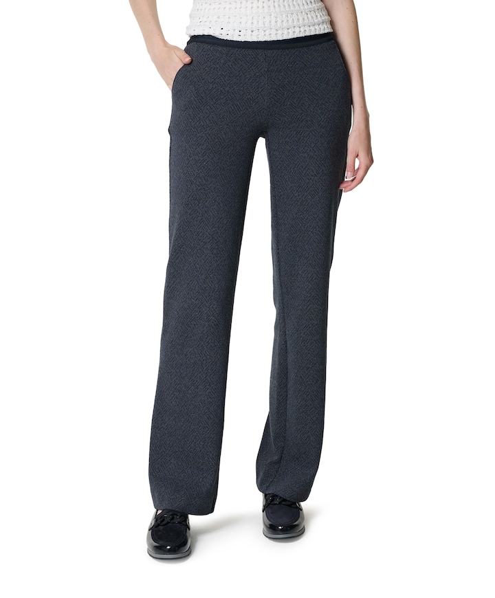 Jenny Wide Leg dames broek blauw