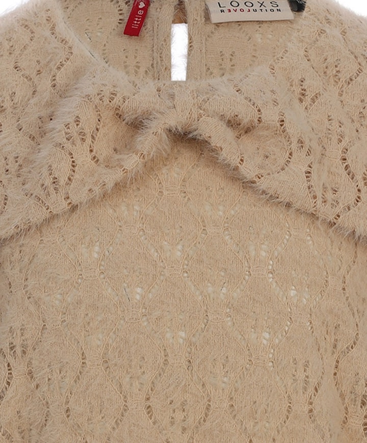 Meisjes trui beige