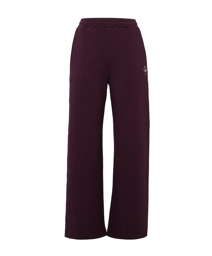 Base wide dames trainingsbroek bordeaux
