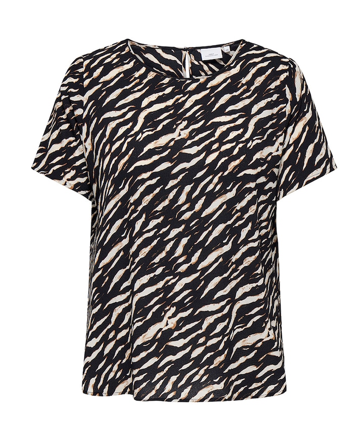 Dames t-shirt multicolor