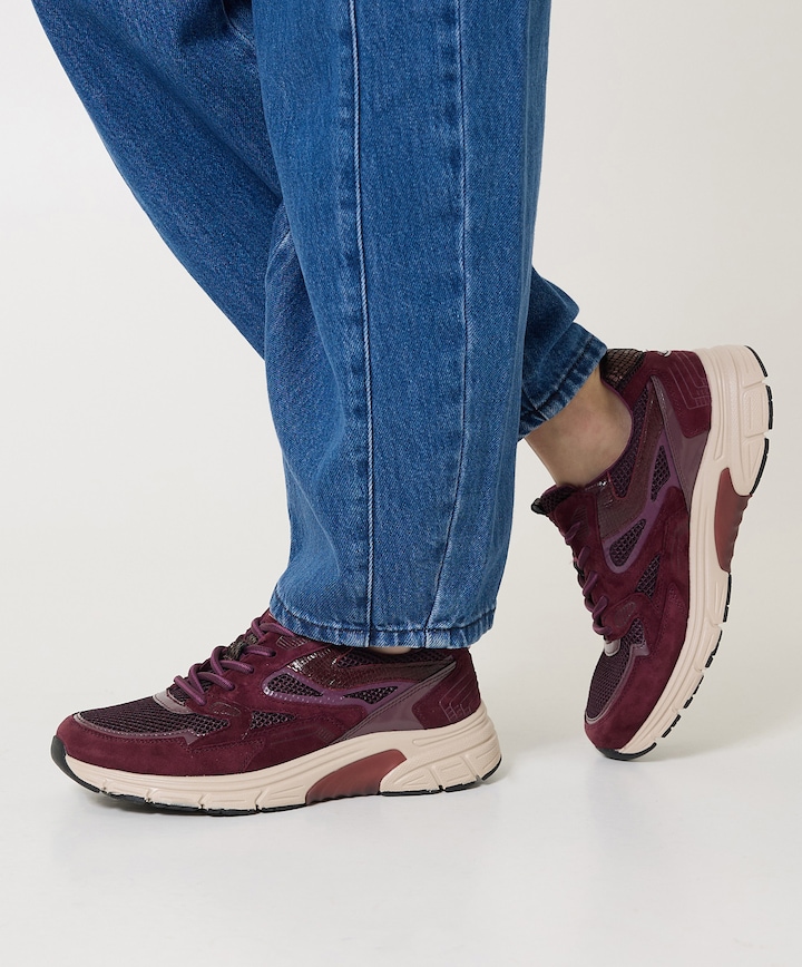 dames sneakers bordeaux
