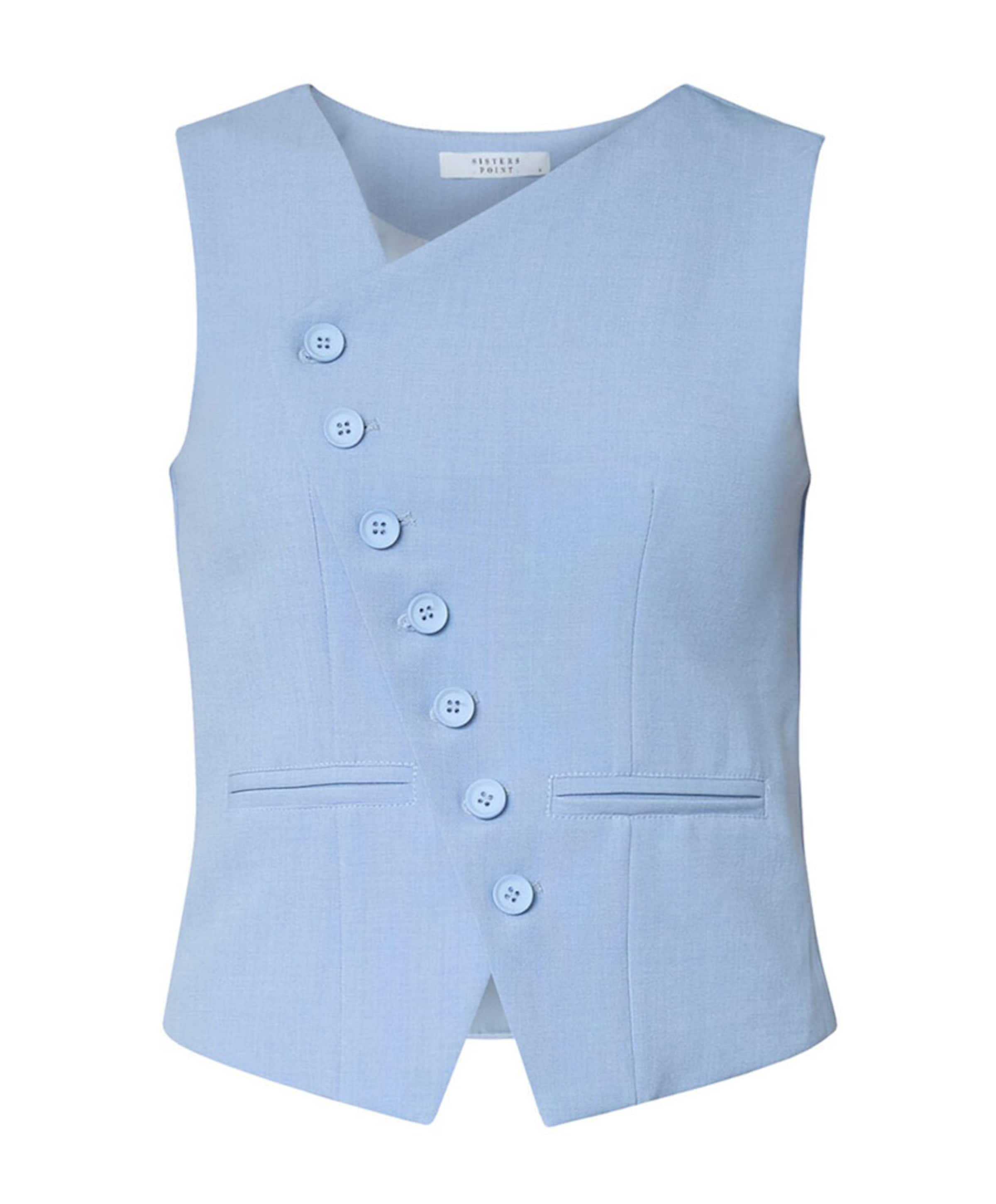 Dames gilet blauw
