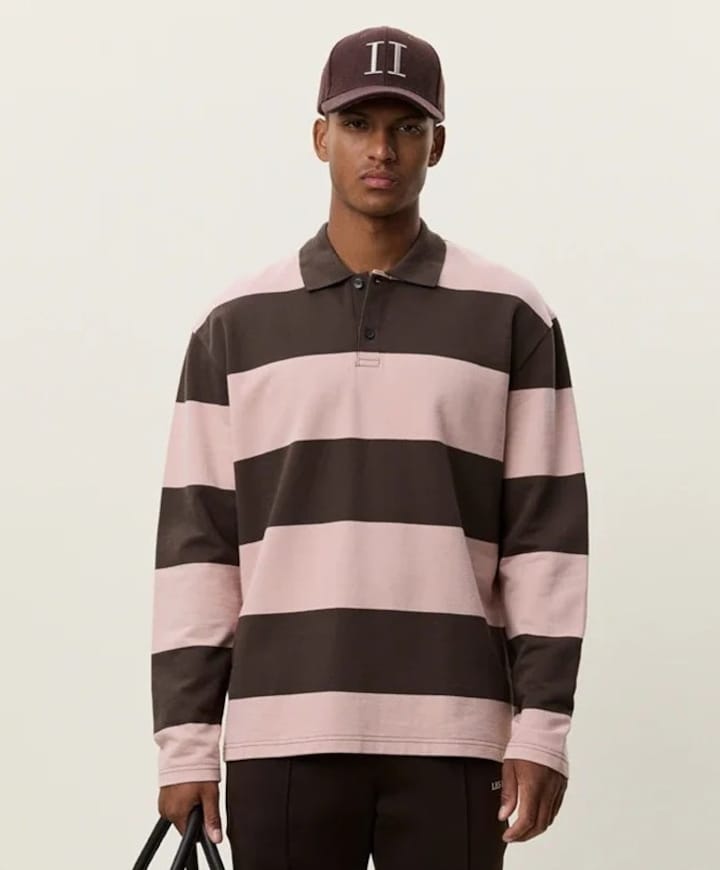 Heren polo bruin