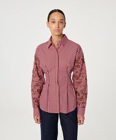 Dames blouse bruin