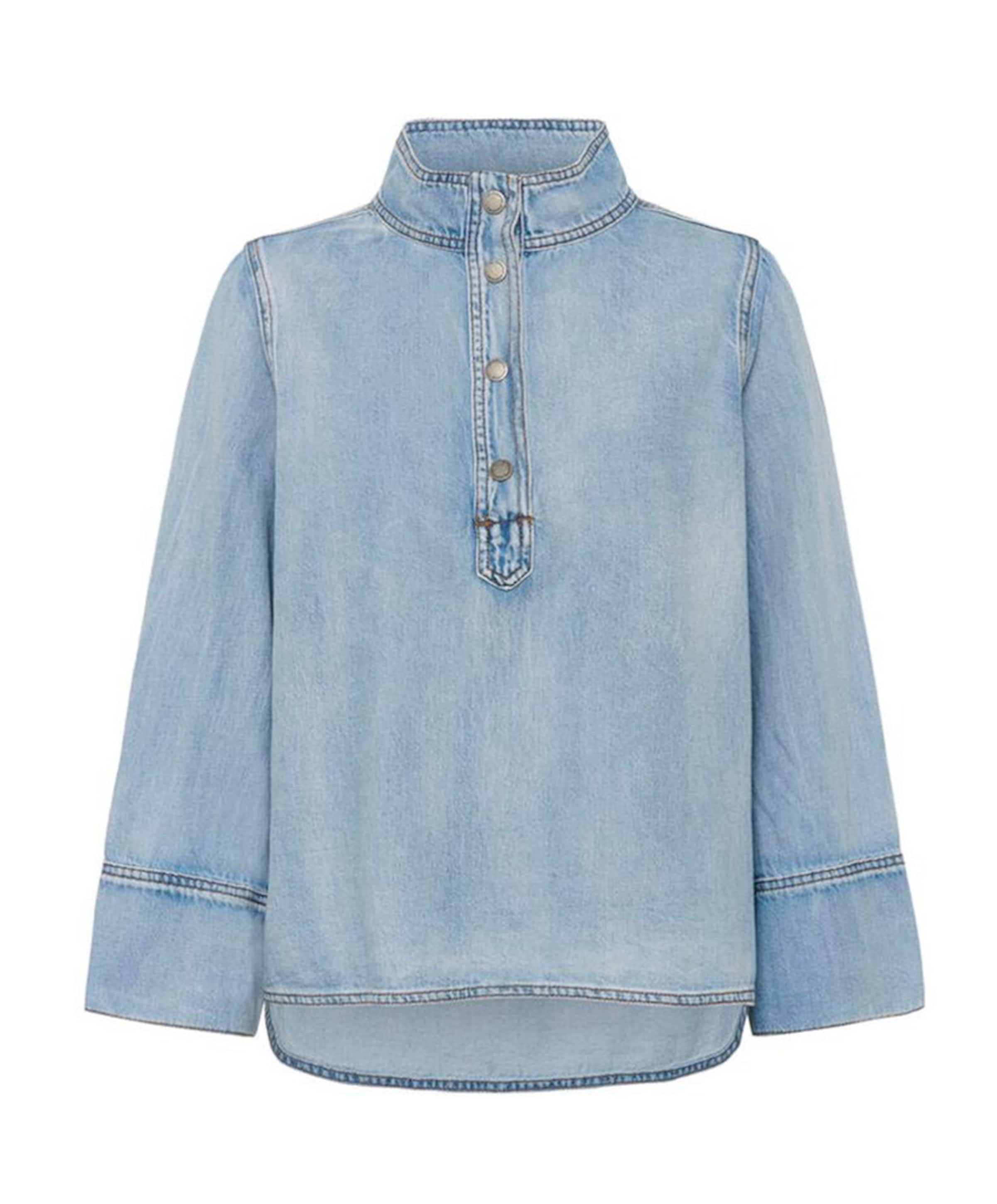 Dames blouse blauw