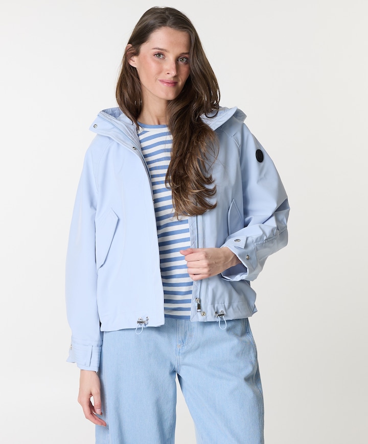 Dames jas blauw