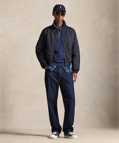Heren sweater blauw