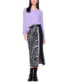 Dames blouse paars
