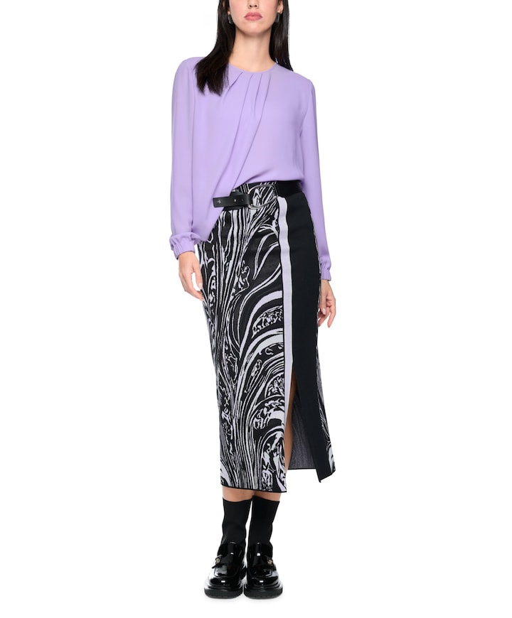 Dames blouse paars