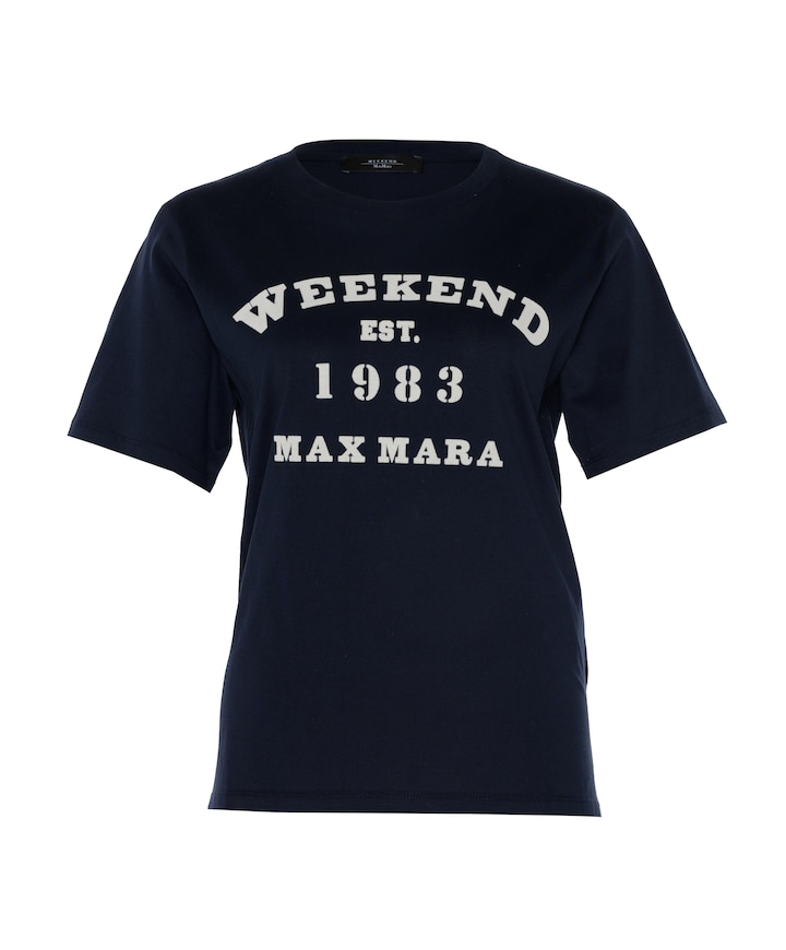 Dames t-shirt blauw