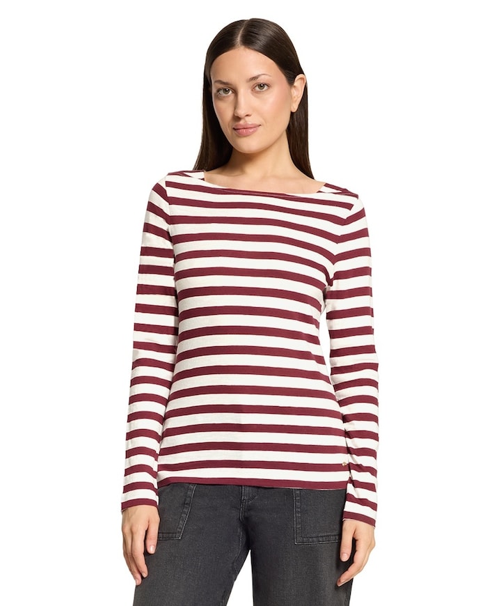 Dames longsleeve bordeaux