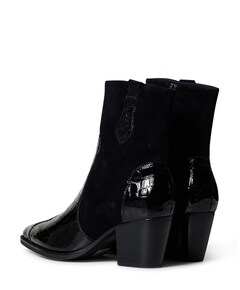 Sibylle dames enkellaarzen zwart