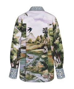 Dames blouse groen