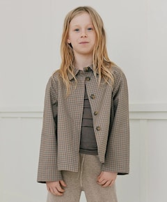 Meisjes jas beige