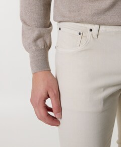 Nick Slim 5 Pocket broek beige