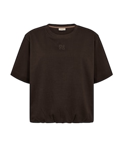 Dames T-shirt bruin