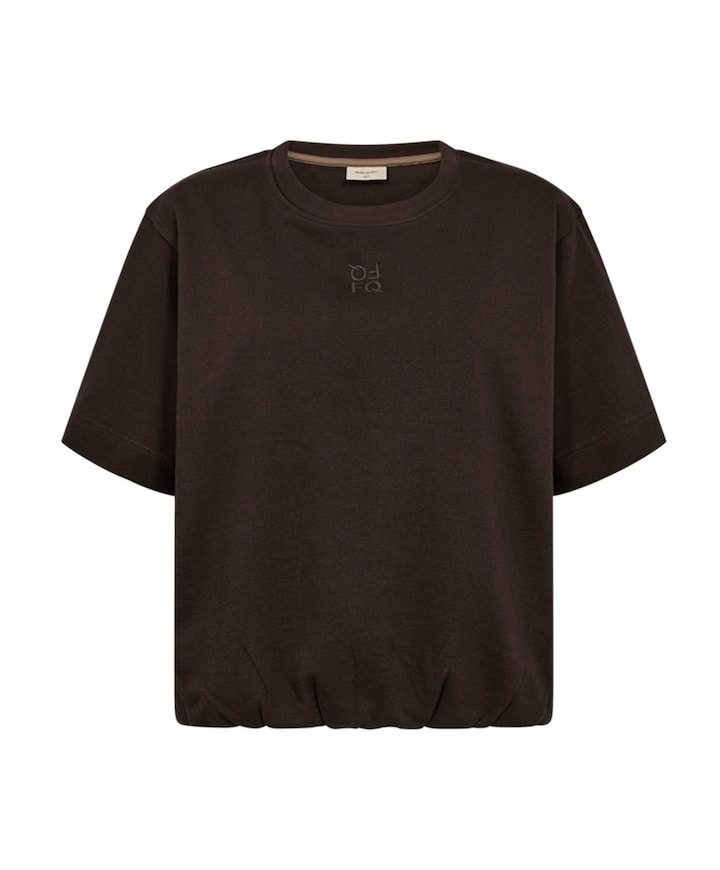Dames T-shirt bruin