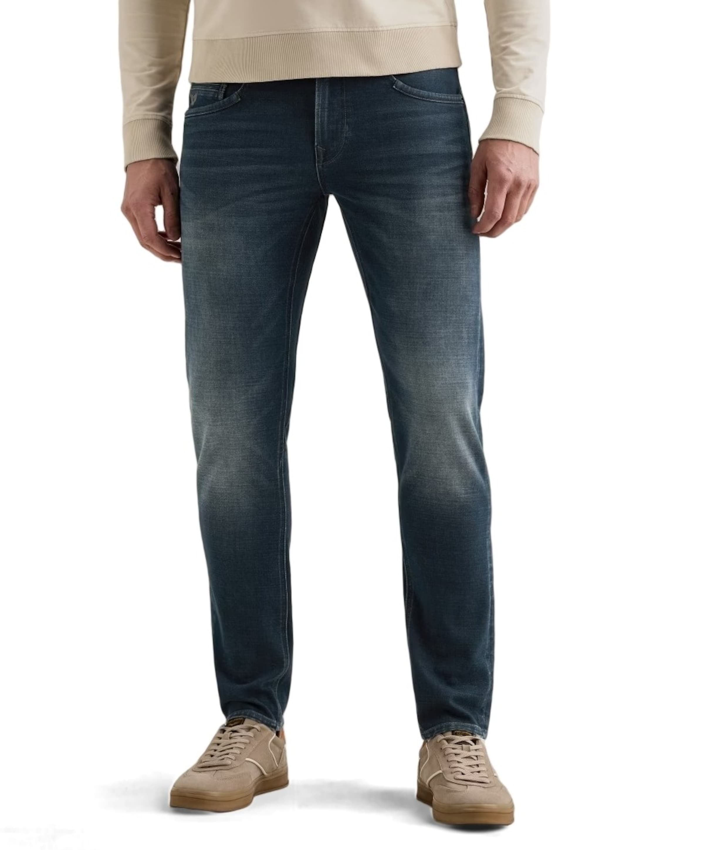 TAILWHEEL DARK NATURAL DENIM heren jeans blauw