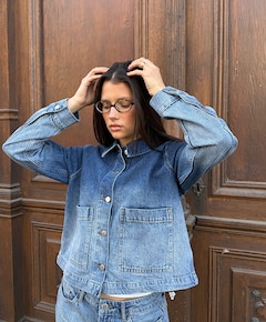 Dames spijkerjas  blauw