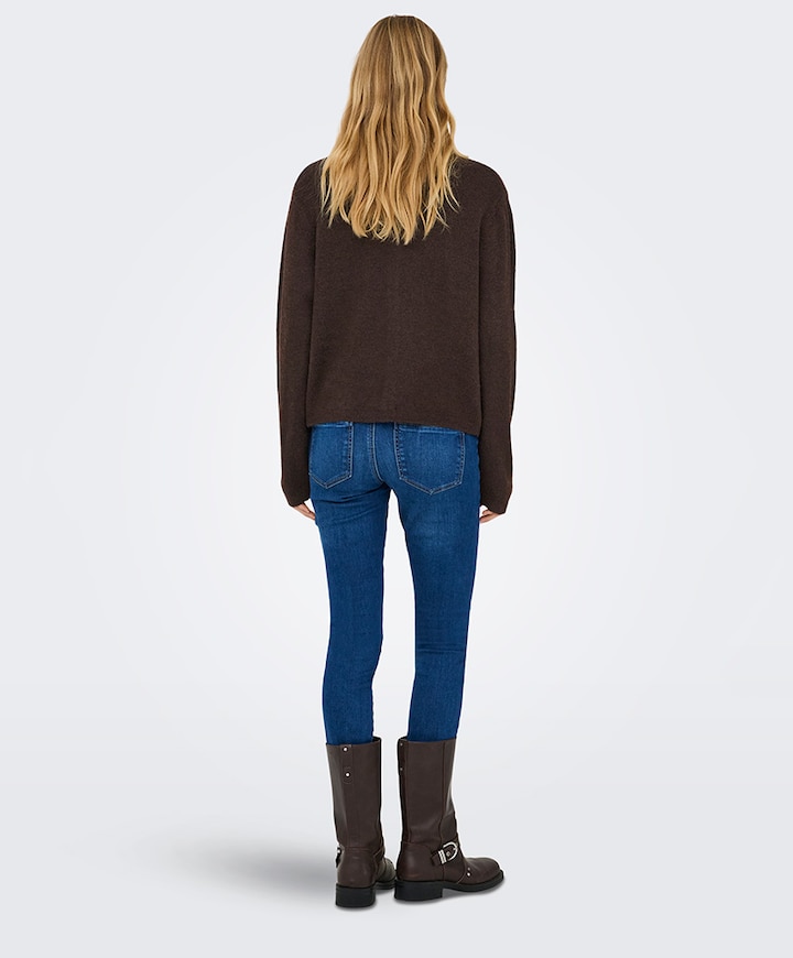 Dames vest bruin