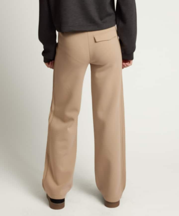 meisjes broek beige