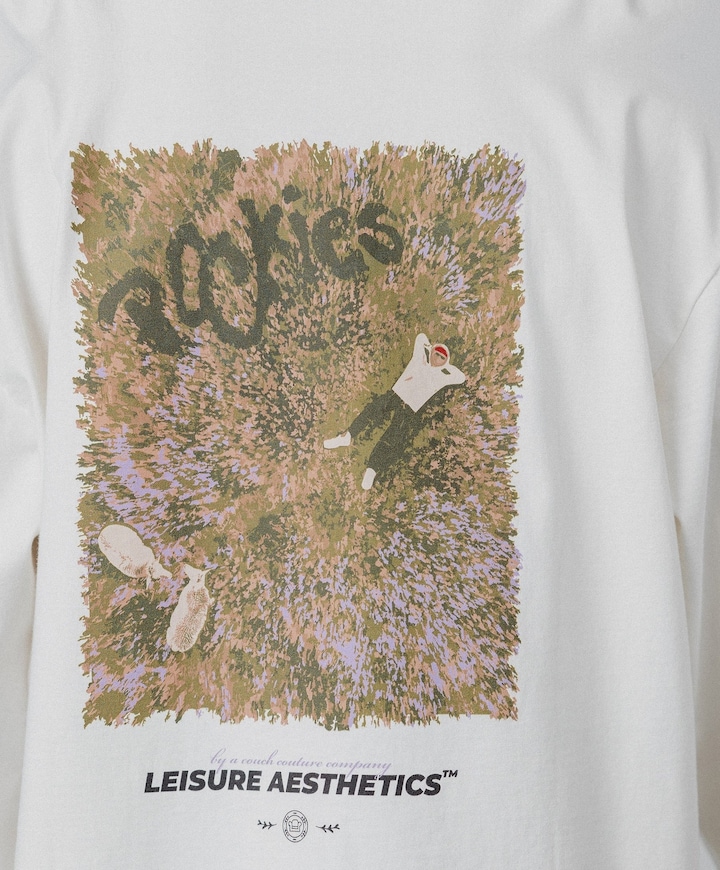 Heren longsleeve ecru