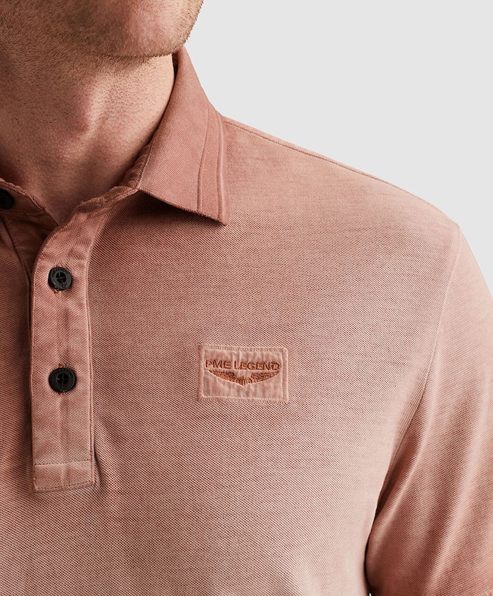 Heren polo roze