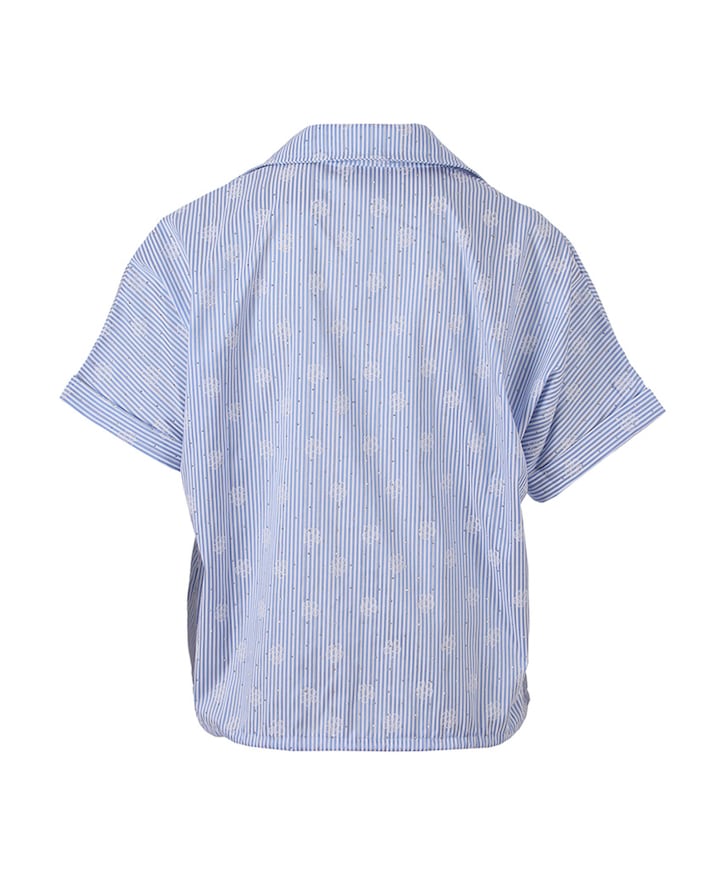 Dames blouse blauw